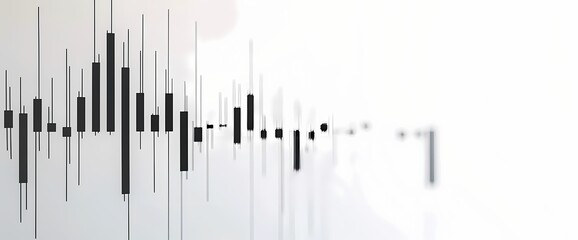 Clean-cut depiction of a sudden rise in stock values, presented in a minimalist bar graph against a clean white background.