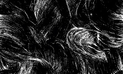 Abstract Grunge Texture, Uneven Black and White Distressed Overlay