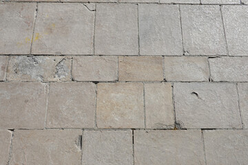 Dalles de pierre beige