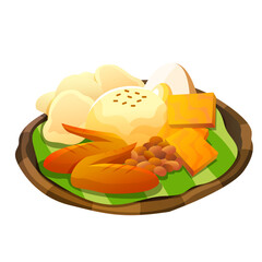 NASI UDUK TRADITIONAL FOOD - HOLDING SPOON