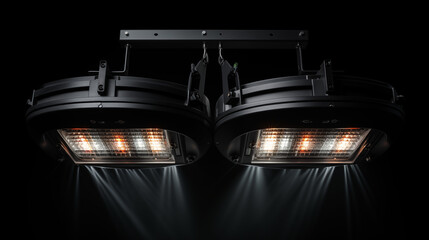 Naklejka premium Heavy-Duty Industrial LED Fixtures