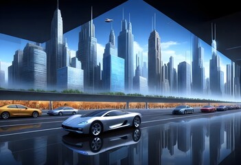 future city and vehicles (418)
