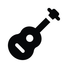 A string musical instrument vector design, premium icon of guitar in modern style