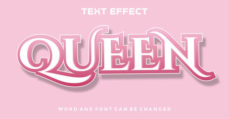 Queen editable text effect © Sunardi_studio