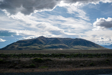 Vista del Cerro Frías, en El Calafate, por la Ruta Provincial n°12