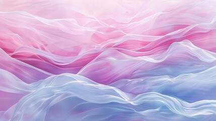 Serene Waves of Pink