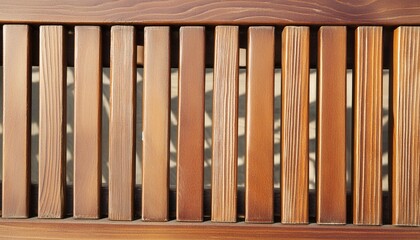 close up of wooden slatted surface