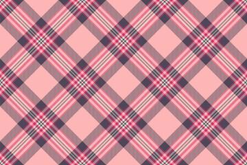 Texture seamless pattern of check tartan plaid with a fabric textile vector background.