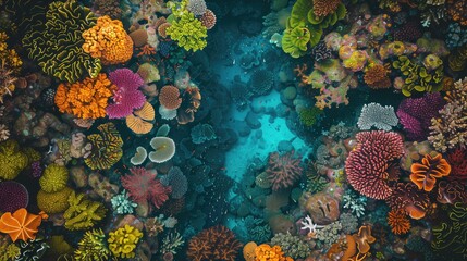 Tropical coral reef