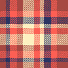 Tartan vector textile of check plaid pattern with a seamless texture fabric background.