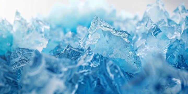 close-up hielo en la naturaleza, agua congelada, cueva de hielo, espeleolog&iacute;a en la Ant&aacute;rtida