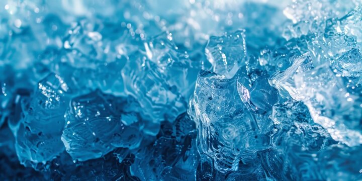 close-up hielo en la naturaleza, agua congelada, cueva de hielo, espeleolog&iacute;a en la Ant&aacute;rtida