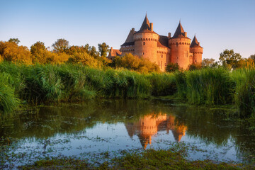 Medieval Suscinio castle, Brittany, France
