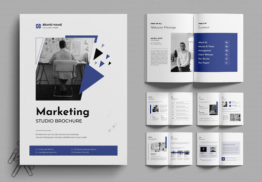 Marketing Studio Brochure Layout