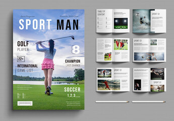 Sport Magazine Layout