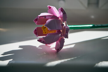 lotos, sztuczny kwiat  © Marcin Łazarczyk