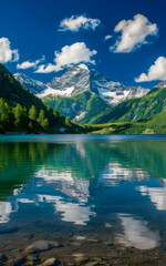 Fototapeta premium Beauty of the Swiss Alpine