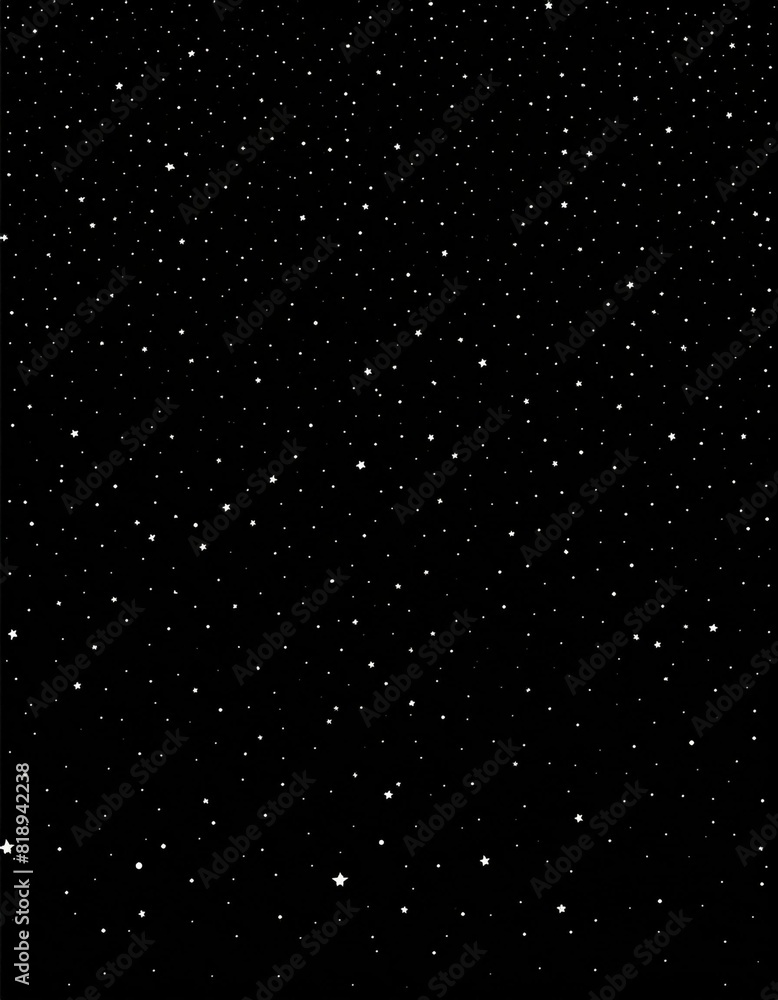 Wall mural a view from deep space, showing countless distant stars scattered across the darkness