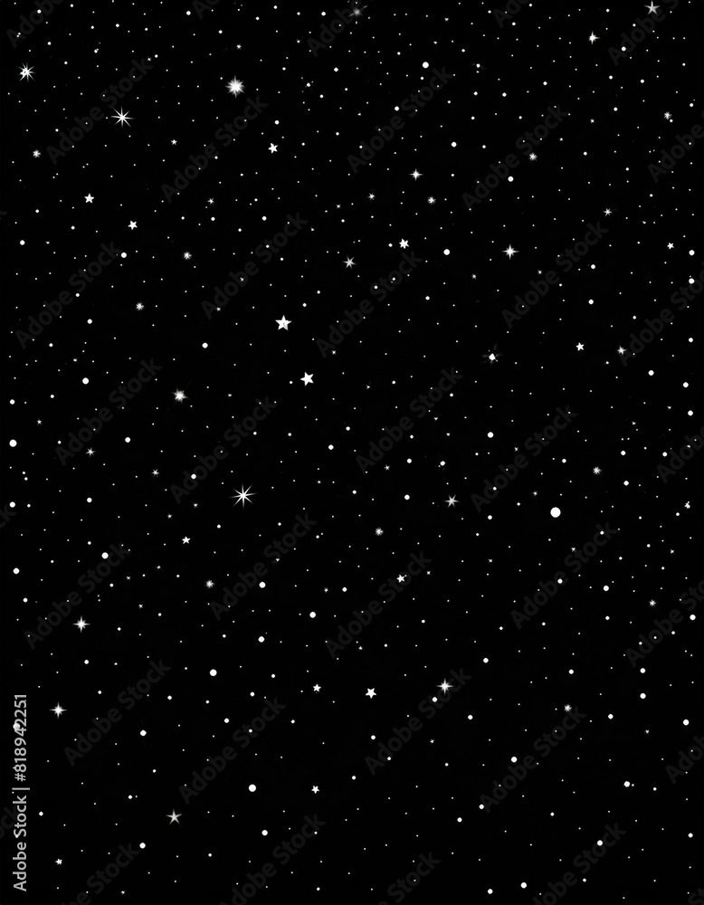 Wall mural a view from deep space, showing countless distant stars scattered across the darkness