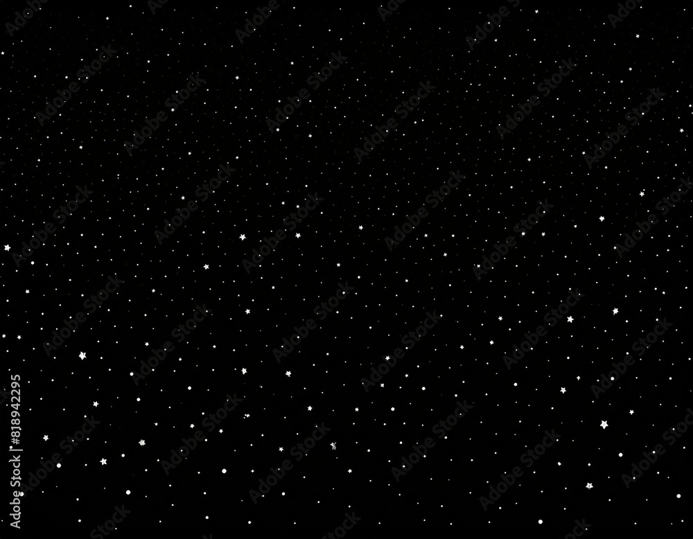 Wall mural a view from deep space, showing countless distant stars scattered across the darkness