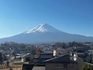 Mount Fuji on a sunny day