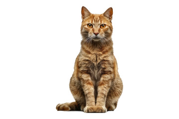 Fototapeta premium Cat isolated on transparent background