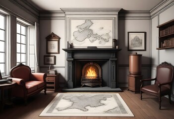 fireplace in living room (269)