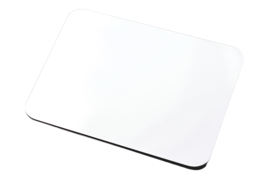 Blank ID card isolated on transparent background