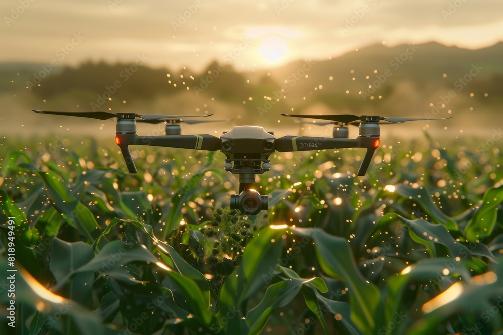 Poster smart farming technology in crop management with a focus on soil health and sustainable practices fo