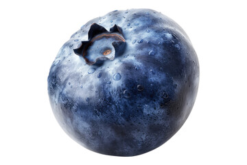Blueberry isolated on transparent background