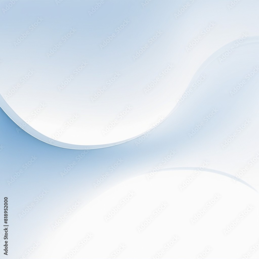 Aufkleber blue white beautiful abstract gradient background with dark and light lines and smooth waves. delica