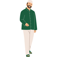 Islamic People Illustration