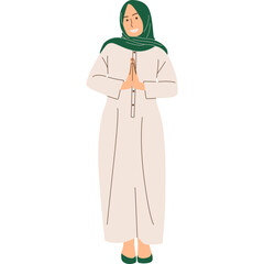 Islamic People Illustration