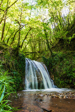 Cascade de l&rsquo;Audoulou, au c&oelig;ur de la For&ecirc;t de la Gr&eacute;signe &agrave; Puycelsi