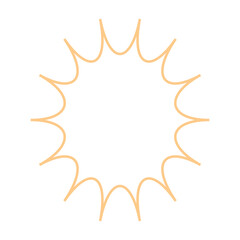 Explosion Effect Outline Shape