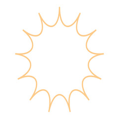 Explosion Effect Outline Shape