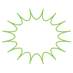 Explosion Effect Outline Shape