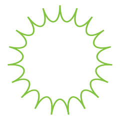 Explosion Effect Outline Shape