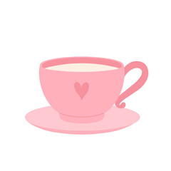 cup of coffee with hearts