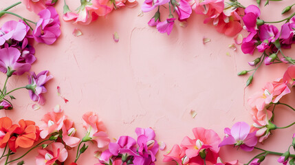 Fototapeta premium Colorful freesia wallpaper background