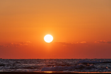 天神崎の美しい夕日