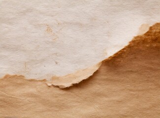 Beige/brown paper template with space for text, to use as background