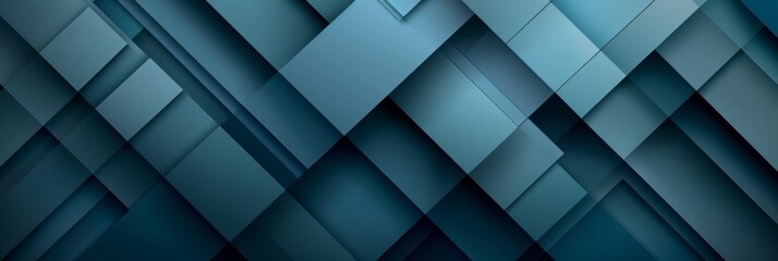 Abstract blue background with diagonal lines and geometric shapes for design template illustration, AI wallpaper