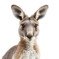 Fototapeta premium A close up of a kangaroo's face