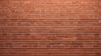 Background texture of red bricks smooth design. cohesive brick construction. A seamless illustrated background of a red brick wall. Artificial Intelligence