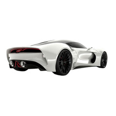 Naklejka premium sports car isolated on transparent png