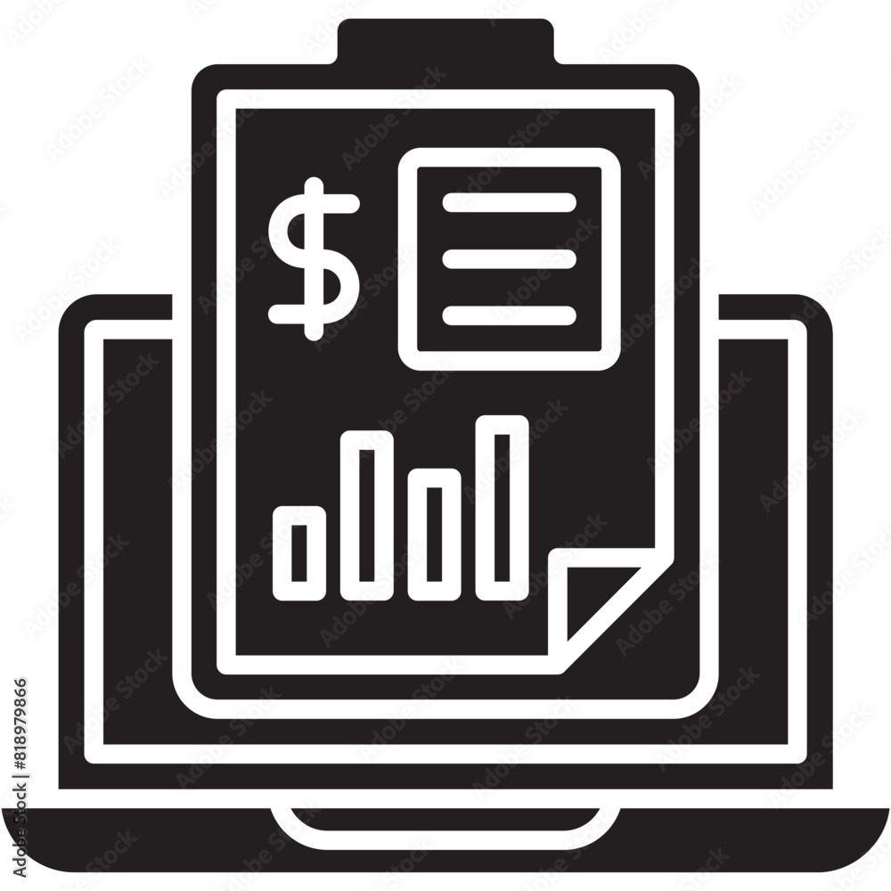 Poster Income Statement Icon