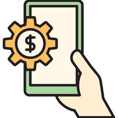 Financial Technology Icon