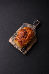 Delicious roll or homemade minced chicken sausage