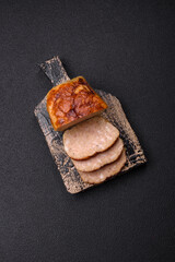 Delicious roll or homemade minced chicken sausage